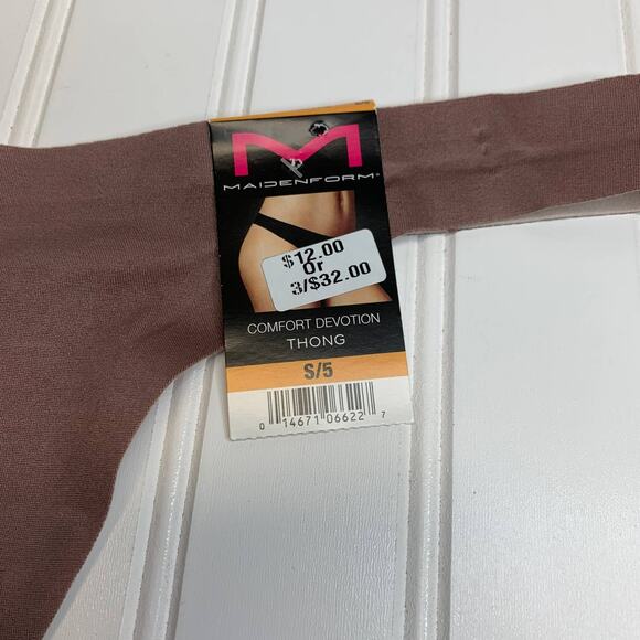 NWT Maidenform Comfort Devotion Thong Underwear Panties Sz Small 5 - Picture 2 of 3